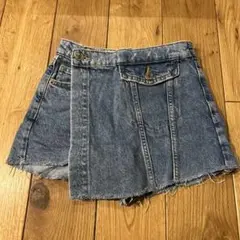 ZARA デニム キュロットスカート 128cm