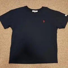 y*1様 U.S. POLO ASSN..クールネックTシャツ ネイビー s