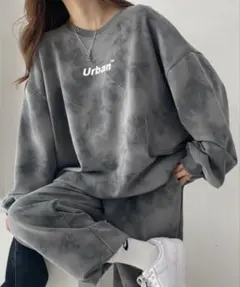 Urban タイダイ柄 スウェット セットアップ（L）
