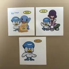 ポケモンパンシール3枚セット