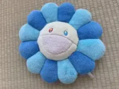 村上隆 お花 フラワー クッション 60cm ブルーブラウン カイカイキキ