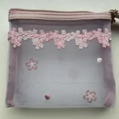 NO.472☻ インド刺繍リボンポーチ (M) NO.472☻ インド刺繍リボンポーチ (M) - メルカリ