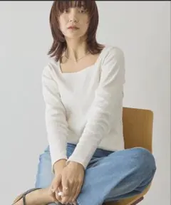 アメリカンホリック　2WAYスクエアネックプルオーバー