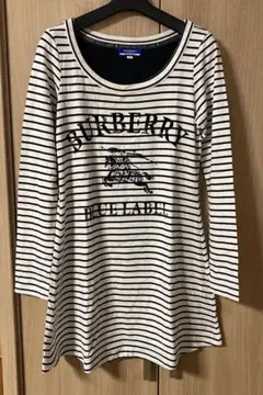 BURBERRY BLUE LABEL ボーダー 長袖カットソー 38