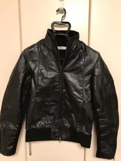2/11値下げ　DETAILS レザーライダースジャケット