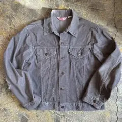 42 リーバイス コーデュロイ ジャケット グレー 70s 70505 USA
