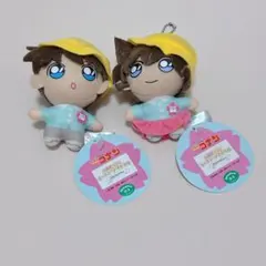 名探偵コナン 工藤新一 毛利蘭 キーチェーンマスコット Memories 幼少期