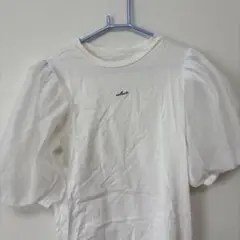 ホワイト パフスリーブ Tシャツ