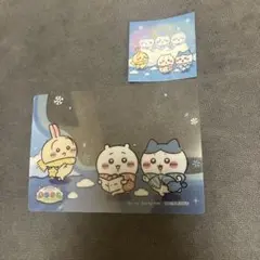 さっぽろ雪まつり　ちいかわ クリアカード　ステッカー ちいぽけ