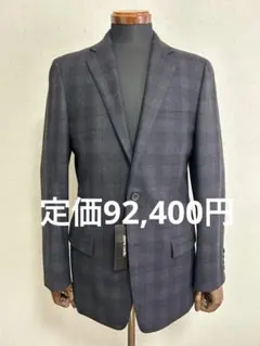 pierre cardin ダークグレー &パープル系チェックジャケット A6のサムネイル