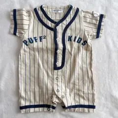 70 ベビー　ベビーロンパース　ロンパース　ベビー服　野球　野球服