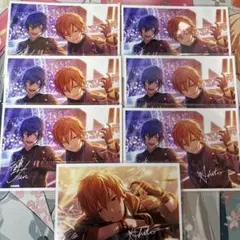 プロセカ 東雲彰人 あんスタ ブロマイド 特訓前 特訓後