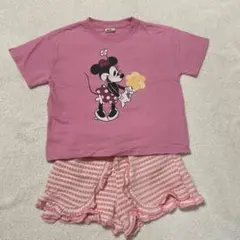 ミニー　Tシャツ・パンツセット