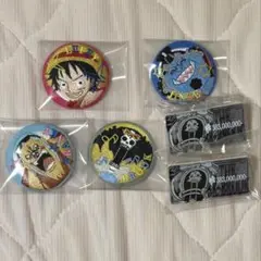 ONEPIECE バウンティバッジ 缶バッジ 刺繍 ブルック ルフィ フランキー