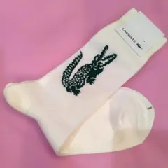 再々値下げ　新品　LACOSTE　ソックス　25〜27cm　ロゴマークのサムネイル