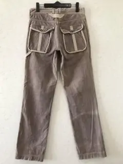 SHAREEF シャリーフ 09332045 コーデュロイ切替ダブルニーパンツ