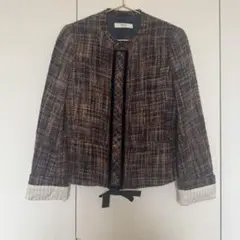 PRADA ノーカラージャケット ツイード イタリア製 2026年最新】PRADA レディース ノーカラージャケットの人気アイテム