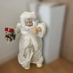 산타 클로스 인형 40cm 정도 크리스마스 흰색