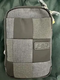 パッチワーク 配色　ミニショルダーバッグ クロコダイル