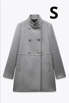 2025年最新】zara コート ウール ダブルブレストの人気アイテム - メルカリ