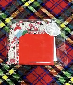 近沢レース店　どすこい日本　和レース　相撲　赤　ハンカチ