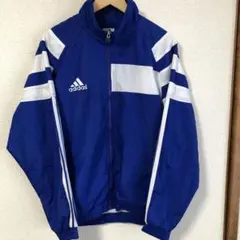 adidas 90s ナイロンジャケット ブルー アディダス