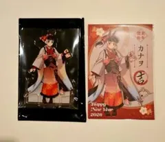 鬼滅の刃 午年 アクリルスタンド ポストカード 栗花落カナヲ