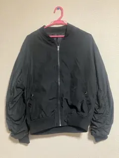 【断捨離】引退セールめちゃ安い【33】 ブラック MA-1 ジャケットMサイズ