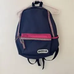 OUTDOOR PRODUCTS リュック ネイビー ピンク チロリアンテープのサムネイル
