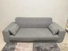 2人掛けソファ グレー ファブリックのサムネイル