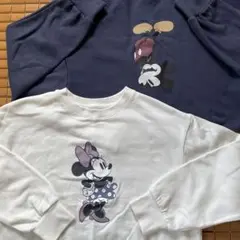 Disney ミニーマウス プリント スウェットMサイズ