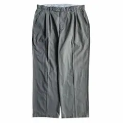 DYNAM OUTDOOR ツータック ワイドチノパン グレー 90sビンテージのサムネイル
