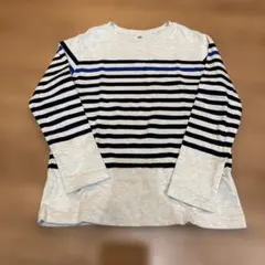 kids UNIQLO ロンT ボーダー　 130