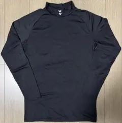 hummel ヒュンメル ブラック黒 長袖インナー スポーツ サッカー Lサイズ