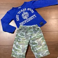FO KIDS 100 ロンT ハーフパンツ セット