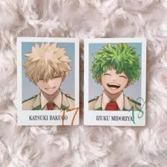 僕のヒーローアカデミア 緑谷出久 爆豪勝己 フレークシール ジャンプ付録 セット