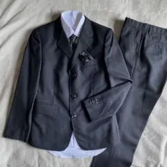 【極美品】オンワード フォーマルスーツセット 150 5点セット ウール50%