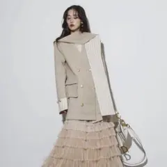 新品 タグ付 ANDREA&Co ジャケット&スカート ブラウン 新品】ANDREA&Co ジャケット&スカート ブラウン - メルカリ