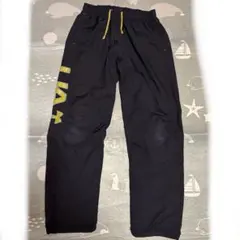 UNDER ARMOUR ジャージ パンツ MDサイズ ブラック／イエロー