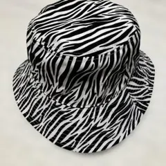 ゼブラ柄　バケットハット