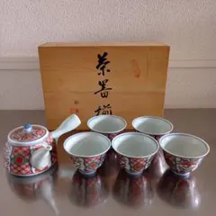 茶器揃　急須　小湯呑　5客セット　木箱入りのサムネイル