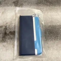 iPhone12　6.7　スマホケース 手帳型 PUレザー 軽量 薄型 ブルー