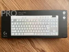 Logicool G PRO X TKL RAPID ゲーミングキーボード 白