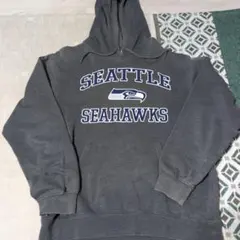 SEATTLE SEAHAWKS フード付きスウェットシャツ グレー