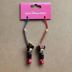 東京ディズニーリゾート　ミッキー・ミニー ストラップ　根付け　鈴付き　ペアのサムネイル