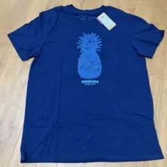 【ハワイ限定】新品未使用　パタゴニア半袖Tシャツ　パイナップル　紺ネイビー