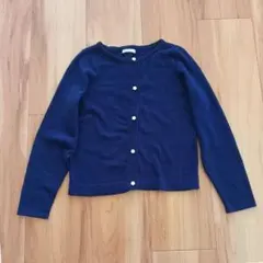 ジーユー☆GU☆ ネイビー カーディガン 120