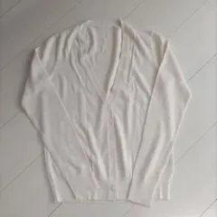 ユニクロ　美品 ウールカーディガン ホワイト