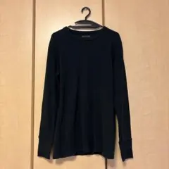【美品】リブ編みセーター サイズ40 ブラック 値下げ交渉可