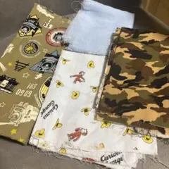 キャラクター・迷彩柄など はぎれセット